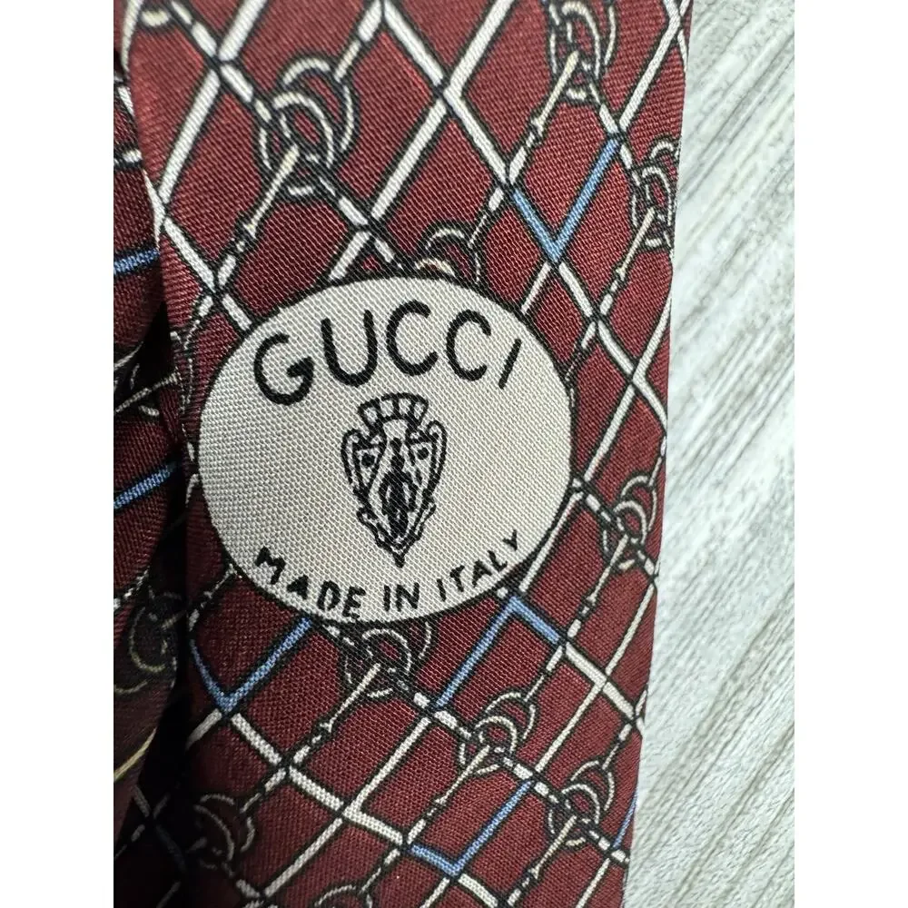 Gucci Vintage Silk Tie